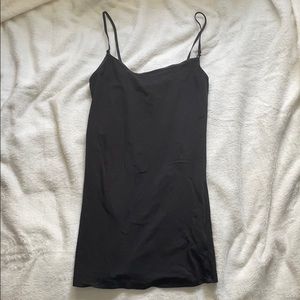 Black tank top